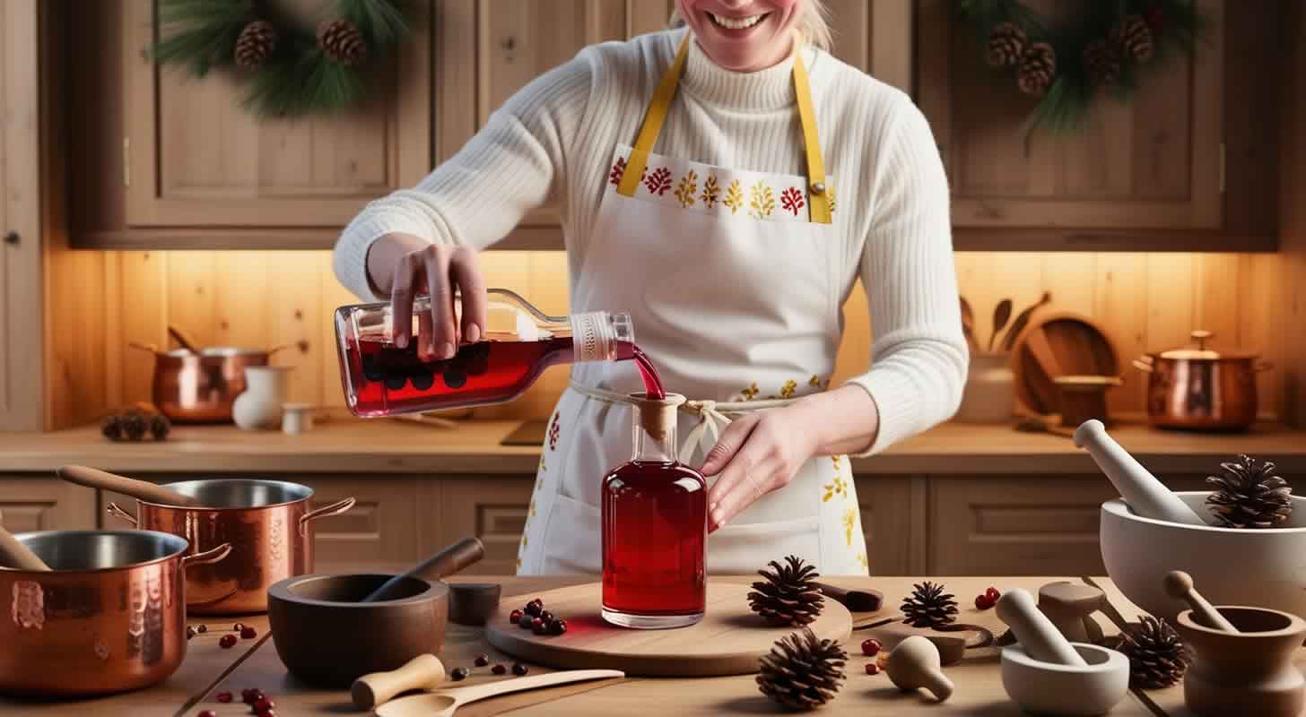 Brusinkový likér: 4 recepty na domácí přípravu