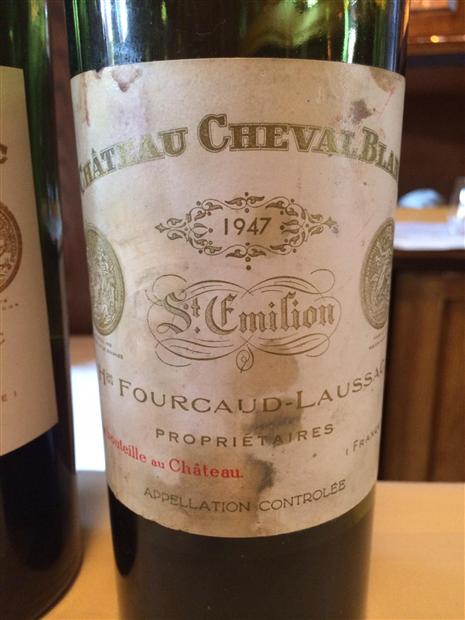 Chateau Cheval Blanc 1947 - 305.000 dollars