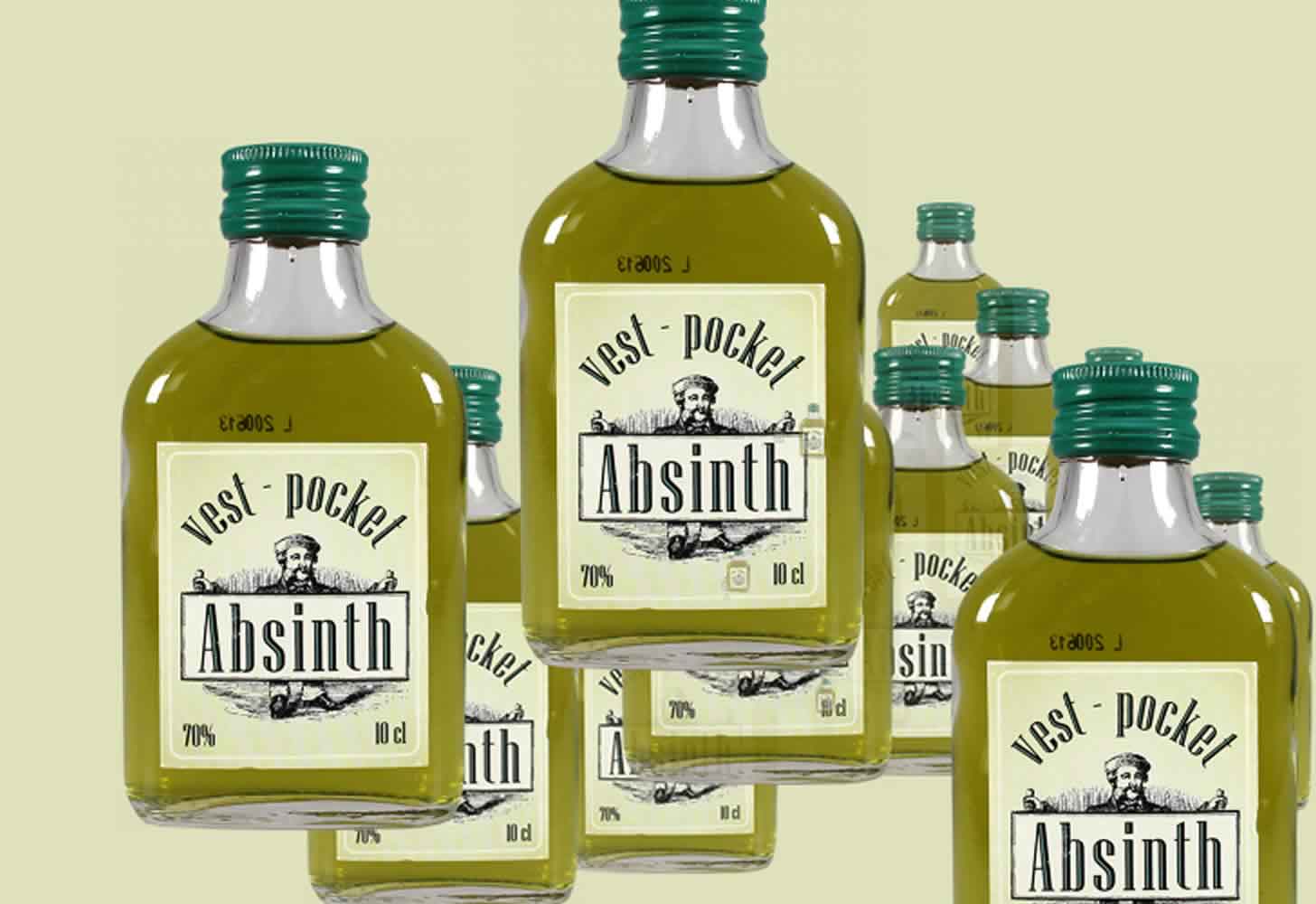 Kapsa na vestu Absinth